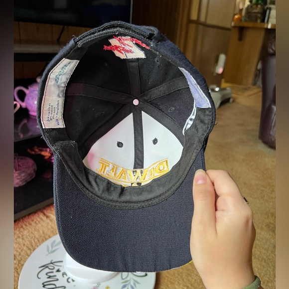 Nascar DeWalt Roush Racing Cap Hat Adjustable with Flames Matt Kenseth #17. - Picture 5 of 16